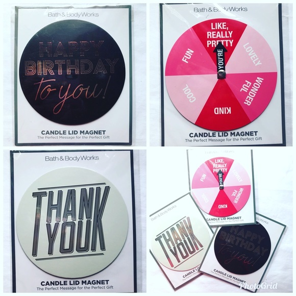 LIMITED EDITION CANDLE MAGNETS BATH & BODY WORKS!